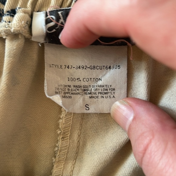 Vintage Sycamore Blue & White Floral Paper Bag Pants - Picture 5 of 5